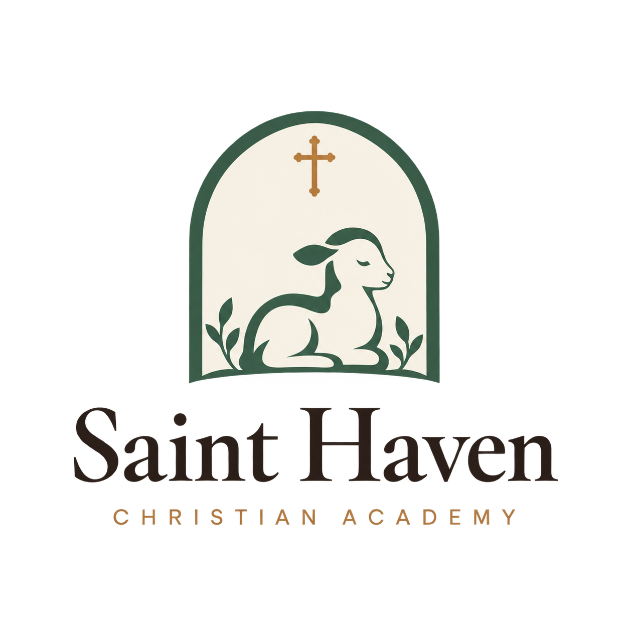 Saint Haven Christian Academy lamb logo
